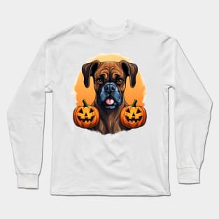 Halloween Boxer Dog #3 Long Sleeve T-Shirt